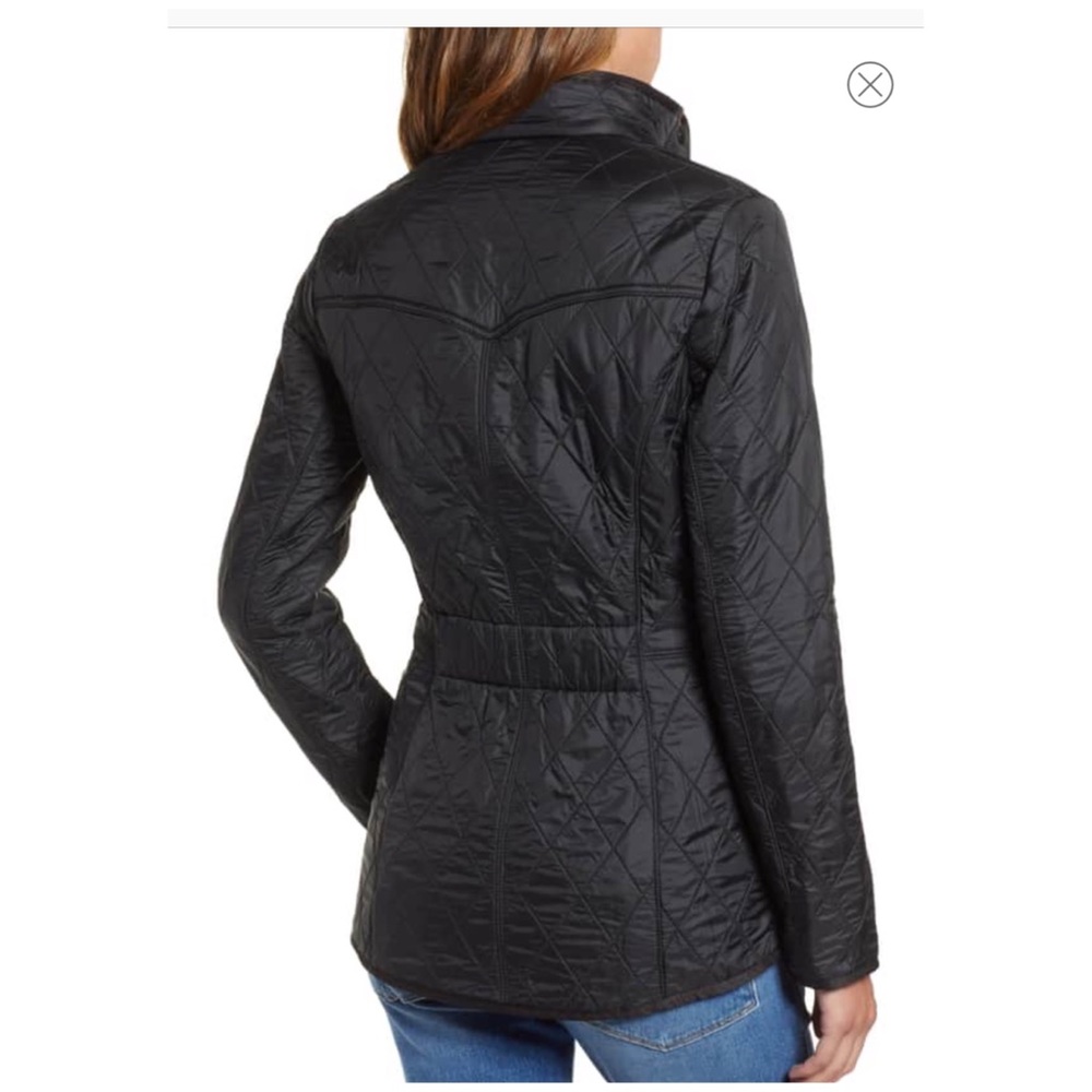 Barbour Quilted Utility Jacket In Black - image 4